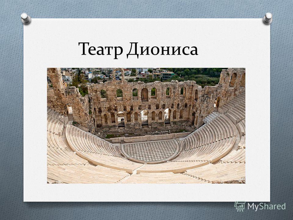 Акрополь и театр диониса